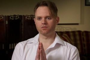 Justin Tribble, pictured here in a segment of Good Morning America which aired on ABC on April 10, 2013, has claimed responsibility for the hoax website targeting televangelist Joel Osteen.